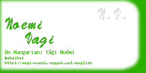 noemi vagi business card
